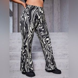 Shein Marble Print Pants 3XL